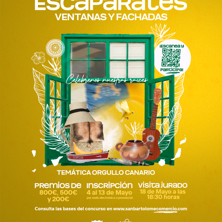 POST RRSS CONCURSO ESCAPARATE DÍA DE CANARIAS COMERCIO AYTO DE SAN BARTOLOMÉ