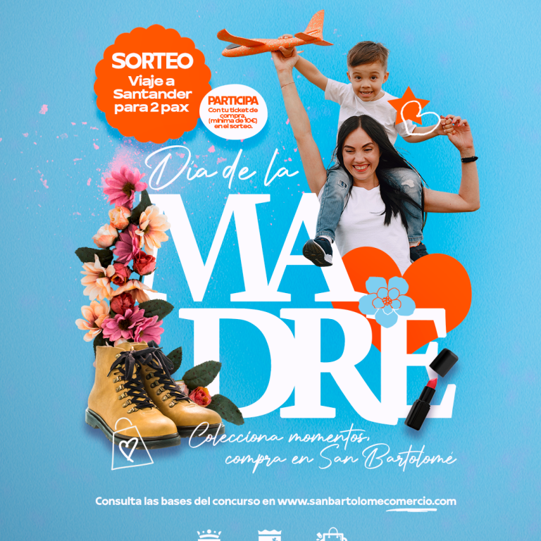 POST RRSS DÍA DE LA MADRE COMERCIO AYTO DE SAN BARTOLOMÉ